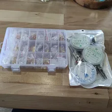 Kit de suministros de joyería para pendientes y anillos, accesorios de aleación, conjunto de fornituras para joyería, herramientas de fabricación de joyas, anillos de cobre OpenJump