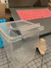 Caja de plástico para la alimentación del hábitat de la araña insecto, contenedor, caja de transporte, depósito para incubar