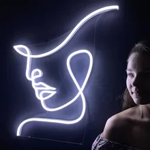 Woman Face Neon Sign Led Neon Custom Neon Light Led Custom Neon Light Home Room Office Wall Decoration Indoor Interior Decor
Woman Face Neon Sign Led Neon Custom Neon Light Led Custom Neon Light Home Room Office Wall Decoration Indoor Interior Decor