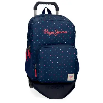 Backpack Pepe Jeans Molly Double Zipper with Trolley 
Backpack Pepe Jeans Molly Double Zipper with Trolley