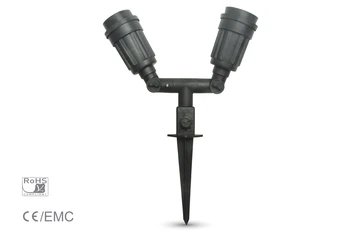 Spotlight Garden with Spike attack E27 Garden Spike double head IP44 SKU-7045
Spotlight Garden with Spike attack E27 Garden Spike double head IP44 SKU-7045