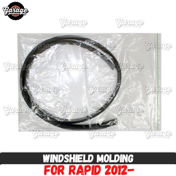 Windshield molding for Skoda Rapid 2012- material Rubber deflector pad accessories protective from damage car styling tuning
Windshield molding for Skoda Rapid 2012- material Rubber deflector pad accessories protective from damage car styling tuning