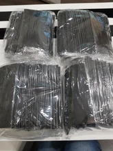 Mascarilla desechable de 3 capas para adultos, máscara no tejida, envuelta individualmente, con filtro negro, 10/100/200/400 Uds.