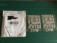 Plantillas con alfabeto en inglés, troqueles de corte de Metal para álbum de recortes/fotos, gofrado de papel DIY decorativas