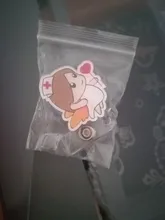 Cordón retráctil de alta calidad para la oficina, 1 Uds. Médicos enfermeros, insignia de identificación, soporte para tarjeta de identificación, llavero cadena Clips