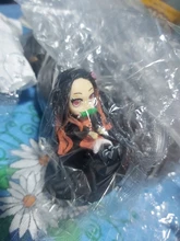 6 unids/set Anime demonio asesino Kimetsu No Yaiba figura Q Posket Kamado Tanjirou Kamado Nezuko Agatsuma juguetes 6cm