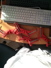 Clip de ángulo recto, multifunción, 90 grados, marco de imagen, abrazadera esquinera, 100 mm, esquinero, carpintería, 4 unidades