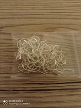 Ganchos para pendientes de plata de ley 925, accesorios de cierre para joyería, partes al por mayor, 1,7x1,5 cm, 50 Uds.