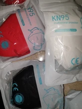 Mascarilla FFP2 KN95 para adultos, máscara respirador Facial con filtro KN95 fpp2, colorida, a prueba de polvo, color negro