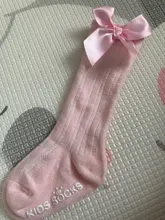 Recién Nacido calcetines de niñas bebé Primavera Verano de malla de calcetines NIÑOS Calcetines arco tubo de rodilla calcetines Sokken princesa calcetines para bebés e infantes