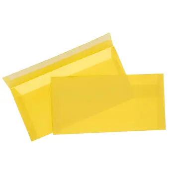 Envelope made of golden tracing paper, E65 100x220mm, transparent, ribbon, 10 PCs.
Envelope made of golden tracing paper, E65 100x220mm, transparent, ribbon, 10 PCs.