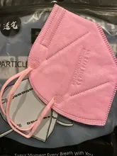 Mascarilla facial FFP2 KN95 con filtración, máscara protectora contra el polvo, KN95