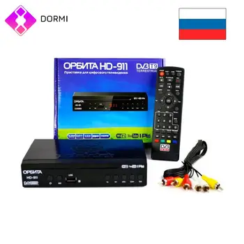 Digital receiver DVB-T2 Orbit HD-911 (Wi-Fi, Youtube) Russian Stock DVB-T2 Tuner Receiver HDMI HD 1080P USB Built-in Russian
Digital receiver DVB-T2 Orbit HD-911 (Wi-Fi, Youtube) Russian Stock DVB-T2 Tuner Receiver HDMI HD 1080P USB Built-in Russian
