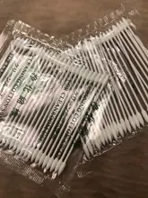 50 Uds de 2 bolsas para los Airpods de Apple Airpods caso desechable de algodón palo herramienta de limpieza para teléfono puerto de carga para los Airpods de Apple