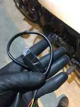 Universal 12V de freno trasero de la motocicleta LED luz de freno trasera lámpara para la luz trasera Luz de matrícula trasera Lámpara decorativa