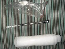 Neumático/neumático de medidor de prueba de presión de aire de la forma de la pluma de emergencia portátil de uso de 5-50 manómetro de presión PSI Durable coche plateado estilo