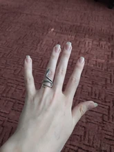 1 pieza nuevo europeo Retro Punk muy grandes espíritu anillo de serpiente de la personalidad de la moda estereoscópico anillo ajustable con apertura de la joyería