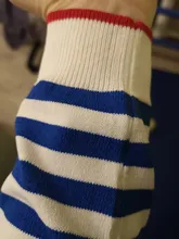 Knitted T-Shirt Tops Short-Sleeve Women Clothes Warmsway Striped Tees Woman Summer Casual