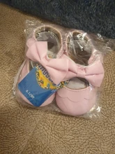 Mamá y bebé de 0-18M recién nacido bebé niña en primer lugar los caminantes zapatos de cuero de la Pu lindo arco princesa zapatos de Cumpleaños + diadema