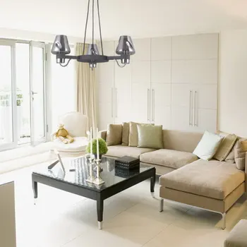 Pendant interior chandelier Kenneth in modern style, 60 W, E14, for 3 lamps
Pendant interior chandelier Kenneth in modern style, 60 W, E14, for 3 lamps