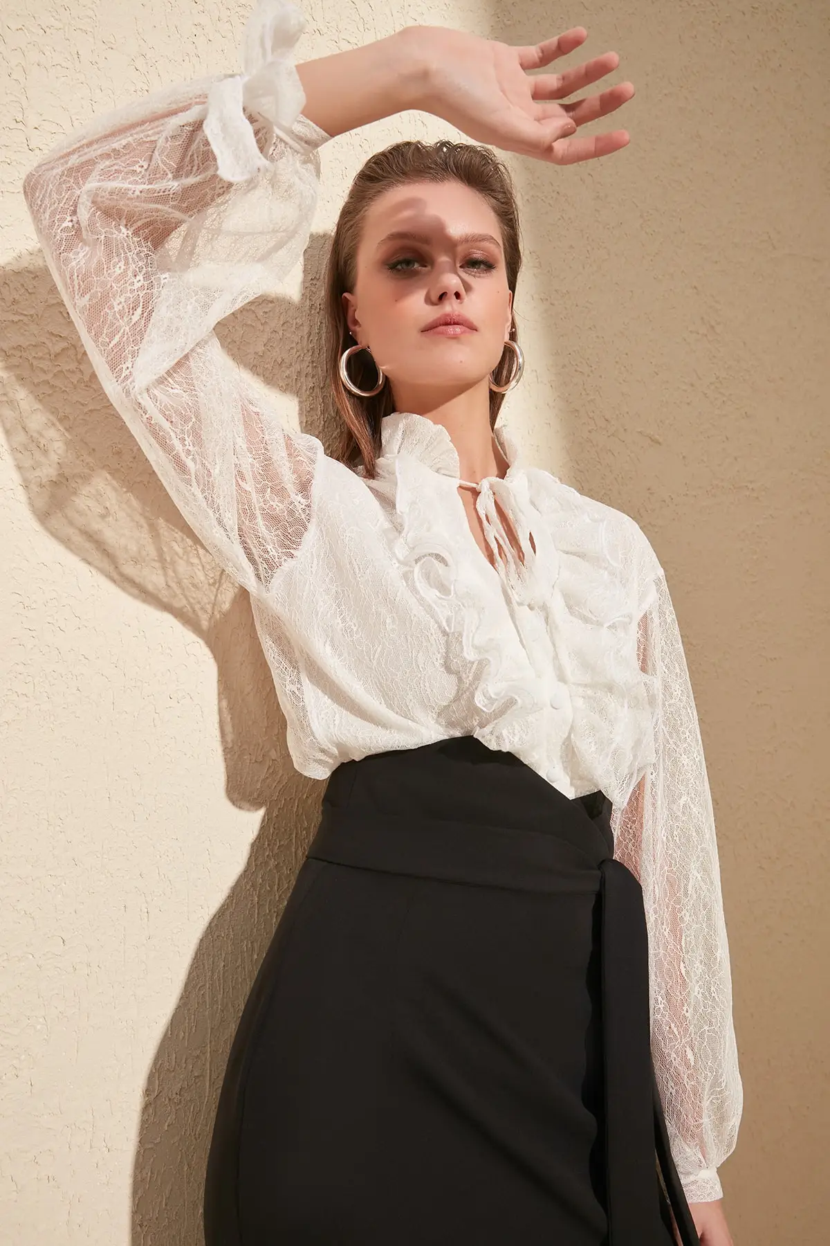 Trendyol Ruffle Detail Bluz TPRSS20BZ0090 
Trendyol Ruffle Detail Bluz TPRSS20BZ0090