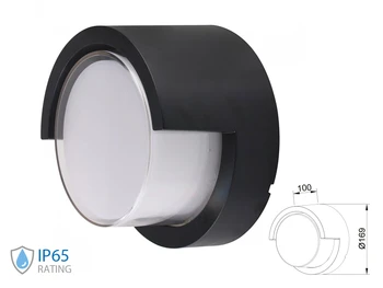 Led wall lamp wall lights wall round neutral 4000K 12W with diffuser Semicoperto black color SKU-8538
Led wall lamp wall lights wall round neutral 4000K 12W with diffuser Semicoperto black color SKU-8538