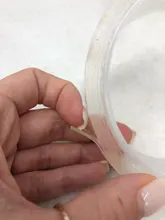 Cinta nano transparente sin marcado, cinta de doble cara, cinta impermeable reutilizable, pegatina de baño, cinta de pegamento mágica doble