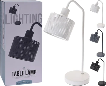 Headtorch desk top or desk. Manufactured in openwork METAL decorating the screen. White or black Color choose Thy. Dimen 46cm
Headtorch desk top or desk. Manufactured in openwork METAL decorating the screen. White or black Color choose Thy. Dimen 46cm