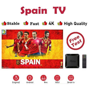 Spain Android TV Box Android 10.1 Support Spain Iptv M3U Andorid Iptv Spain Samrters IOS Enigma2 for Smart TV no app included
Spain Android TV Box Android 10.1 Support Spain Iptv M3U Andorid Iptv Spain Samrters IOS Enigma2 for Smart TV no app included