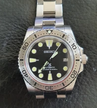 Bisel de acero de bronce y cerámica para buzos, inserto de 38x30,6mm para Seiko, SKX007, SKX009, piezas de repuesto de accesorios de reloj