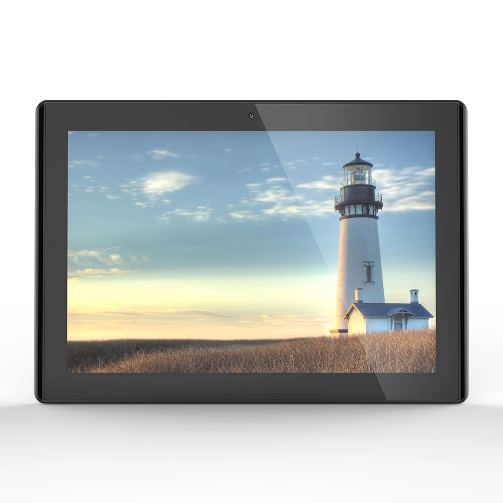 

10 inch PoE tablet wall mounted in white or black(RK3288, 2GB DDR3, 16GB flash, Android 8.1, VESA, BT, wifi, wall bracket)