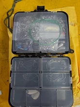 Unids/caja de aparejos de pesca, accesorios para cajas, juego con ganchos, peso plomo a presión para cebo de carpa, señuelo, accesorios de invierno, 246
