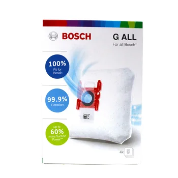Type G ALL PowerProtect Dustbags Replacement Bosch BBS6318 - BBS6399 Serie Vacuum Cleaner - 4 Pieces - BBZ41FGALL
Type G ALL PowerProtect Dustbags Replacement Bosch BBS6318 - BBS6399 Serie Vacuum Cleaner - 4 Pieces - BBZ41FGALL