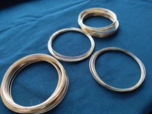 Lote de 100 unidades de cuentas de alambre de acero con memoria de 0,6mm, accesorios para fabricación de pulseras