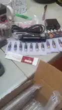 Juego completo de máquinas de tatuaje, pistola rotativa, pluma de tatuaje, fuente de alimentación de cartuchos, agujas, máquina para maquillaje permanente, accesorios