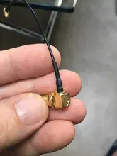 Adaptador de antena MMCX macho a SMA/RP-SMA hembra FPV, 2 uds., Cable de puente de extensión coaxial RF1.37 para Dron PandaRC RC