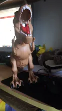 Juguete eléctrico de dinosaurios para caminar, para poner huevos juguete mecánico de gran tamaño, Robot con sonido ligero