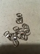 Lionsen-Piezas para mochilas de bronce, accesorios para bolsa de equipaje, hebilla, gancho a presión/perro, gancho de bolsa, cierre de langosta, anillo D de 12 mm de diámetro, 6 juegos por lote