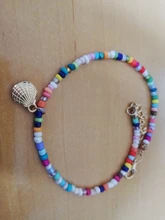 De arco iris coloridas cuentas de semillas pie pierna tobillo pulsera hecha a mano con cuentas playa pulseras para las mujeres joyería de playa