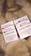 2 unids/set uno para ti, uno para mí juntos para siempre amor infinito encanto 8 pulsera cordel rojo pulseras de pareja de amantes deseo joyería