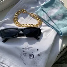 Collar grande de moda para mujer, Gargantilla gruesa de Color dorado y plateado, collares de cadena, joyería de fiesta, 2021