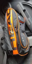 Mochila De Tenis multifunción, bolsa de Tenis para la cabeza, raquetas de Tenis 2-3, paquete de bádminton, mochila para Raqueta de Tenis, PU