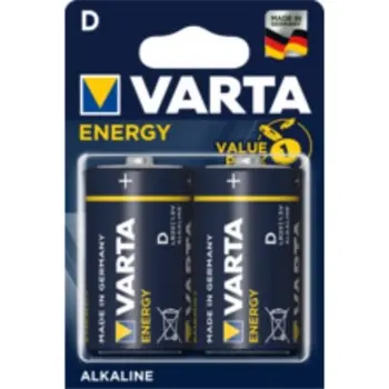ALKALINE battery LR20 1,5V POWER VARTA 2 PZ
ALKALINE battery LR20 1,5V POWER VARTA 2 PZ