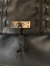 Decoración de Metal con colgante de ciervo para bolso de bricolaje, artesanía, bolso de hombro, Hardware