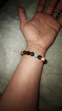 Pulsera de piedras naturales para hombre y mujer, brazalete de cuentas con sistema Solar, Chakra, Yoga, para amantes de los ocho planetas