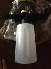 Lanza de espuma para nieve de 750ML para Karcher K2 K3 K4 K5 K6 K7, arandelas a presión para coche, generador de espuma de jabón con boquilla de pulverizador ajustable