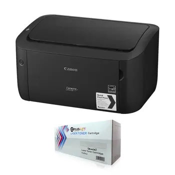 

Canon i-Sensys LBP6030B Mono Laser Printer Full Pluscopy Tonerli Quiet Quality Print Fast Costless Color Black Original