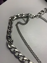 Collar Vintage multicapa con forma de moneda para mujer, Gargantilla, Color dorado y plateado, retrato de moda, cadena gruesa, joyería