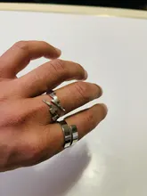 Anillo de acero inoxidable con diseño de rayo para hombre y mujer, sortija, estilo coreano, elegante, regalo de San Valentín, boda, Anel OSR228