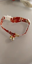 Collar de gato con campana hueca, Collar de gato pequeño de estilo japonés, collares de seguridad ajustables para cachorros y gatitos, lazo de conejo para mascotas